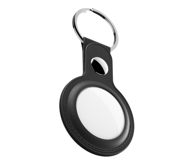 KeyBudz AirTag Keyring skórzane etui ochronne do AirTag black IEOKBATBK - 1172140 - zdjęcie 2